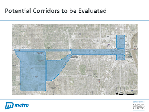Potential Corridors to be Evaluated