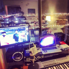 Producing music overlooking Vegas planes and Vegas Lights. #Motivation to #Wynn