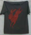 Iconic Sacramento International Airport Red Rabbit T-shirt