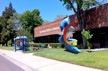 Proud to be sharing art with the public. Sculpture on loan to the Sacramento Children's Museum from the Morris B. Squire Foundation.
