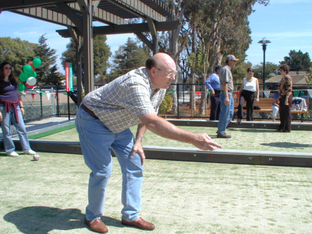 Bowling at the park!