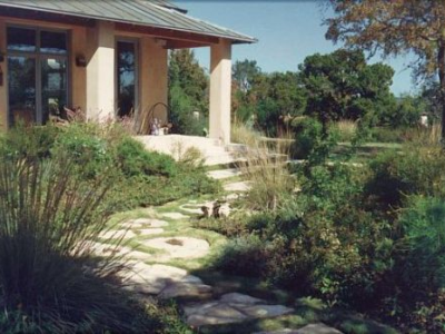 Landscaping public buildings (other than lawns)