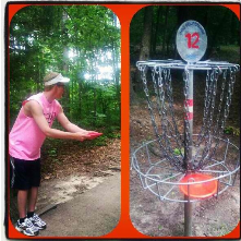 Park users at Valley Springs Disc Golf Course