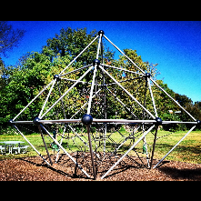 Old North Durham Park has some fun climbing structures and spinning implements, a multipurpose field and is slated for upgraded soon !