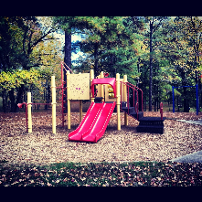 C.R.Woods is one of the oldest parks in our system, home to multiple basketball courts, a youth baseball field, playground.