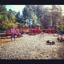 Twin Lakes Park holds a large and small picninc shelter, playground, and an competion size artifical turf field.