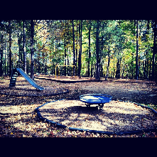 Holt School Road Park has a picnic shelterm pay structures and a nature trail
