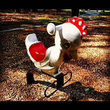 Chicken Playground Rocker at Valley Springs Park