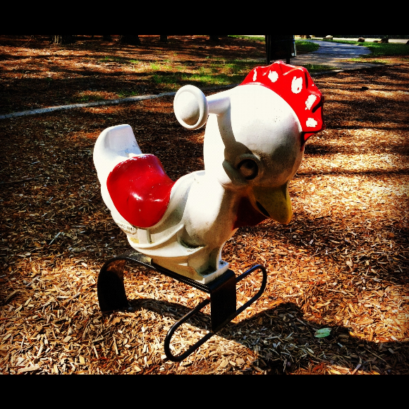 Chicken Playground Rocker at Valley Springs Park