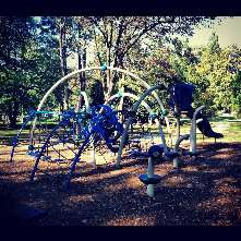 Larger play structure at Northgate Park for ages 5-12