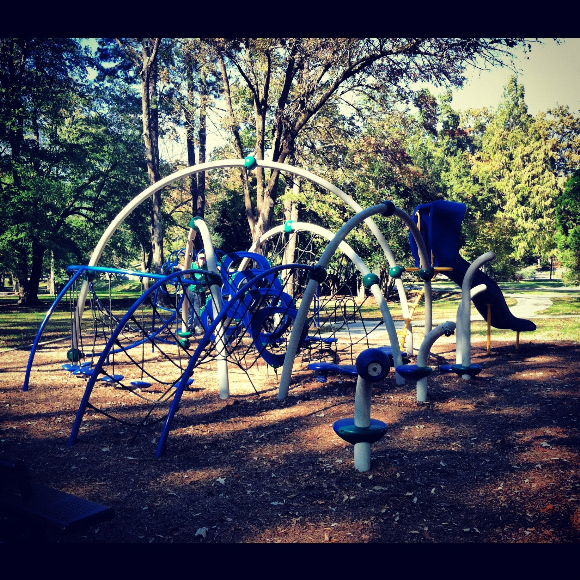 Larger play structure at Northgate Park for ages 5-12