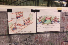 Nice drawing by someone to help the design team understand their vision for MI Avenue.