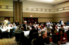 People working on the ideas for the kick-off event 