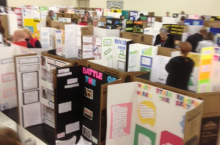 KMS hosted a Science Fair as a culminating activity to an inquiry-based project where students designed science experiments.