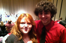 Courtney Cole and David Baker at UNL. These talented students won 2013 Nebraskan Young Artist Awards on 04/03/2014