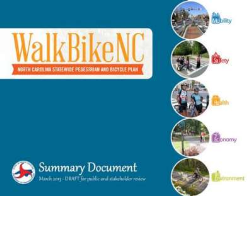 WalkBikeNC Draft Plan Cover