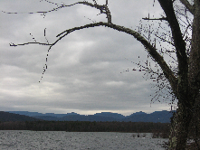 View across the Ashokan Reservoir in Ulster County.