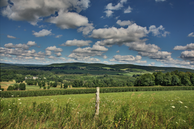 DeLavergne Hill, Town of Ameina, Dutchess County, July 2011.  