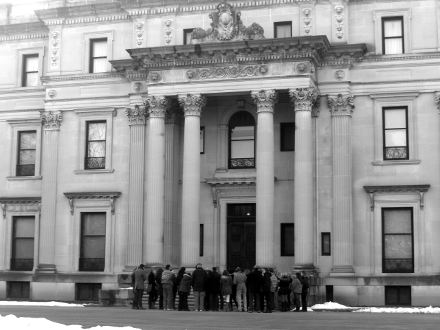 The Vanderbilt Mansion in Hyde Park.