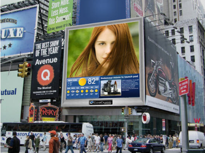 Solar-Powered Billboards for Tourists