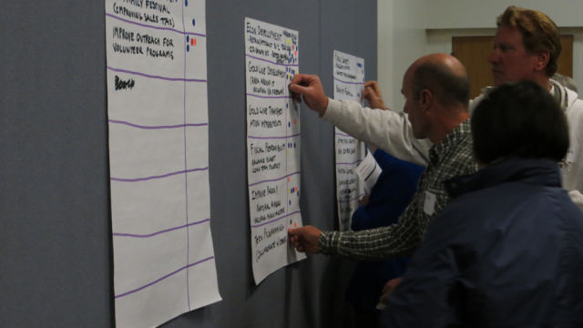 The Plan Monrovia meeting of 12-11-12 at Community Center. Each of us gave five ideas and we all got to vote on the ideas! Great night!!