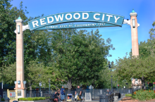 Redwood City Sign at Sequoia Station - Redwood City, CA