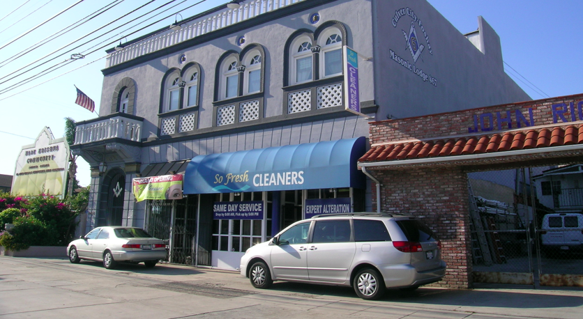 Where can we find club houses or meeting halls important in Los Angeles history?